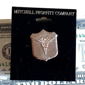 Navy Corpsman Lapel Pin (Silvertone)